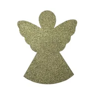 Obrusy i serwetki - Podkładka filcowa na sztućce ANGEL 21 x 17 cm antyczne złoto - miniaturka - grafika 1