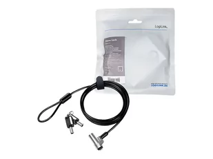 LOGILINK NBS013 Linka zabezpieczająca nano slot kluczyk 1.8m - Akcesoria do tabletów i e-booków - miniaturka - grafika 1