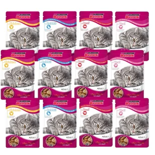 BENEK Karma mokra dla kota mix 100g x 12szt - Mokra karma dla kotów - miniaturka - grafika 1