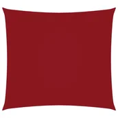 Parasole ogrodowe - vidaXL Żagiel ogrodowy, tkanina Oxford, kwadrat, 2,5x2,5 m, czerwony vidaXL - miniaturka - grafika 1