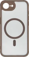 Etui i futerały do telefonów - Futerał FULL MATTE MAG COVER kompatybilny z MagSafe do IPHONE SE 2025 brązowy - miniaturka - grafika 1