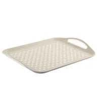 Tace i patery - Taca prostokątna MOLLY 45 x 32 cm beżowy - miniaturka - grafika 1