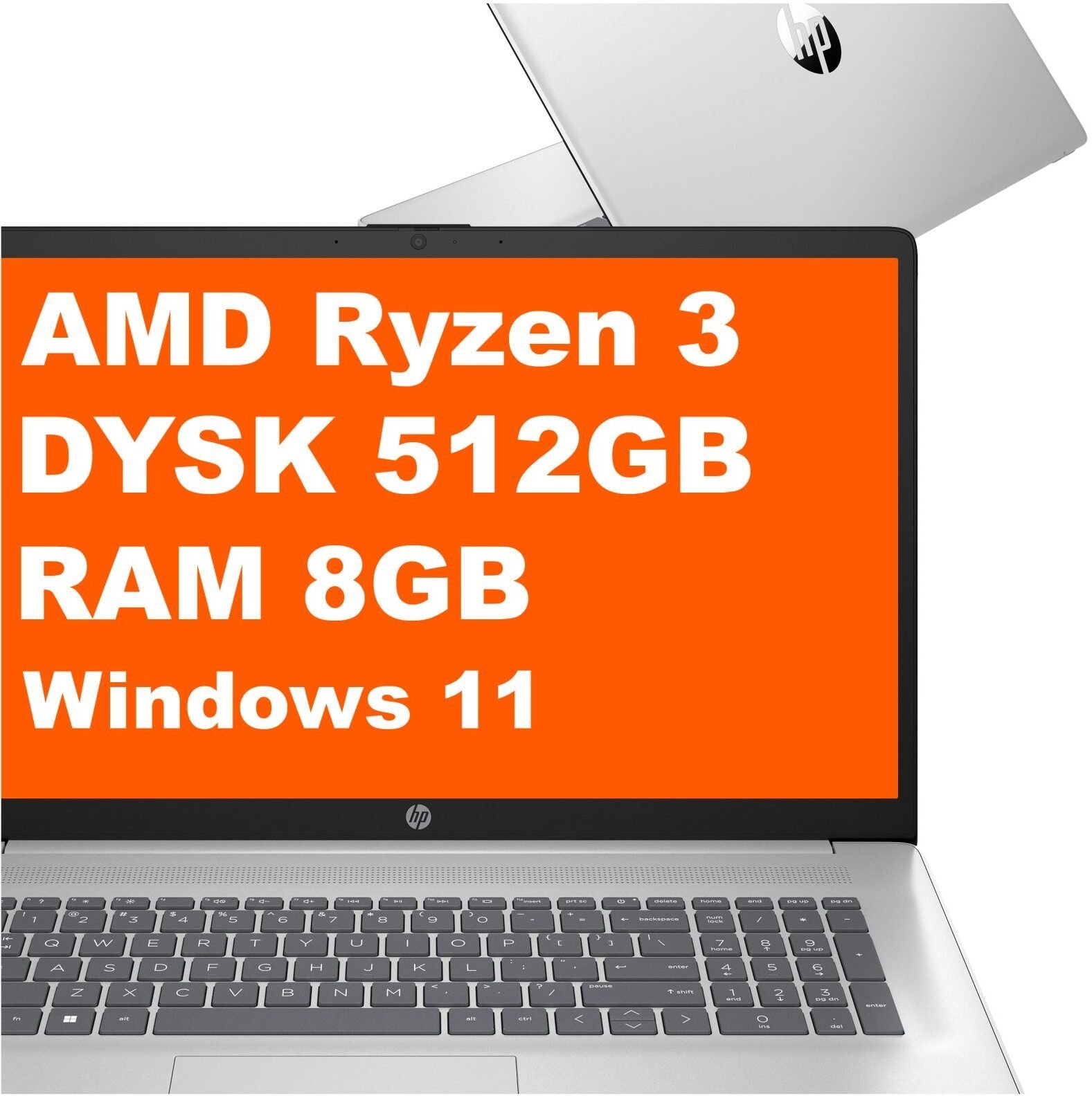 HP 17-cp2009na / C1LL3EA / Ryzen 3 / 8GB / 512GB / AMD Radeon / 17,3