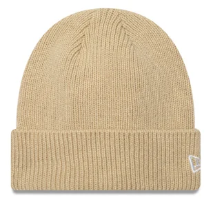 Czapka New Era Wool Cuff Knit Beanie 60424812 Beżowy - Czapki męskie - miniaturka - grafika 1