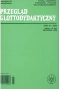 przegląd glottodydaktyczny t. 21/2004 - Czasopisma - miniaturka - grafika 1