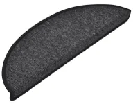 Dywany - Zestaw półokrągłych nakładek na schody antracyt F0-H79 - miniaturka - grafika 1