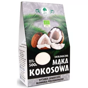 Dary Natury Ekologiczna mąka kokosowa 500 g - Zdrowa żywność - miniaturka - grafika 1
