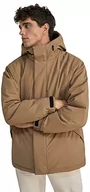 Kurtki męskie - Springfield Męska kurtka z kapturem, beżowa/camel, S, Beżowy/wielbłądzi - miniaturka - grafika 1