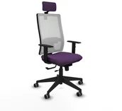 Fotele i krzesła biurowe - Krzesło Biurowe z Zagłówkiem Horna Traslack Piqueras y Crespo 1D066G2 - miniaturka - grafika 1