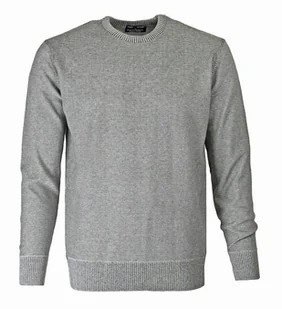 Elegancki SWETER Męski Klasyczny SZARY L Pako Jeans - Swetry męskie - miniaturka - grafika 1