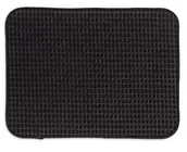 Suszarki do naczyń - KELA-Mata do osuszania naczyń czarna Rapida - miniaturka - grafika 1