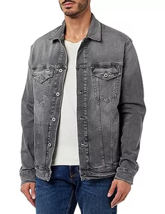 Pepe Jeans Męska kurtka Pinners Mono, Niebieski (denim), M - Kurtki męskie - miniaturka - grafika 1