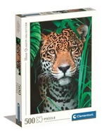 Puzzle - Clementoni Puzzle 500 HQ Jaguar in the Jungle - - miniaturka - grafika 1