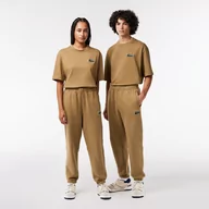 Spodnie męskie - Lacoste Spodnie sportowe unisex z polaru z bawełny organicznej - miniaturka - grafika 1