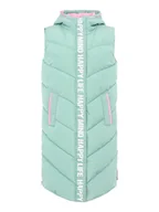 Kamizelki damskie - Zwillingsherz Kamizelka pikowana w kolorze miętowym - miniaturka - grafika 1