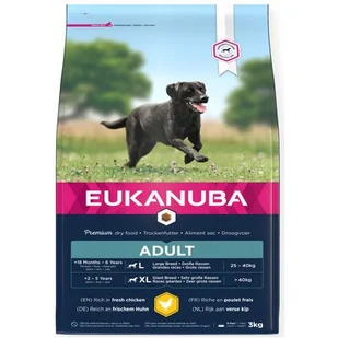 Eukanuba Adult Large Breed 3 kg - Sucha karma dla psów - miniaturka - grafika 1