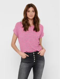 ONLY T-Shirt Moster 15206243 Różowy Regular Fit - Koszulki i topy damskie - miniaturka - grafika 1