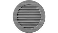 Filtry wentylacyjne i uzdatniacze - Kratka okrągła z siatką 70 szary 02-218 - miniaturka - grafika 1