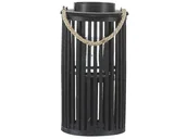 Świeczniki - Beliani Lampion 40 cm czarny LUZON - miniaturka - grafika 1