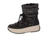 Śniegowce damskie - TOM TAILOR Damskie buty zimowe 6390910005, czarny, 40 EU - miniaturka - grafika 1