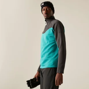 Dare 2b Bluza męska z suwakiem 1/4 Dignify IV Czarny, Rozmiar: 3XL - Bluzy sportowe męskie - miniaturka - grafika 1