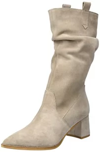 faina Damskie kozaki, beżowe, 40 EU, beżowy, 40 EU - Kozaki damskie - miniaturka - grafika 1