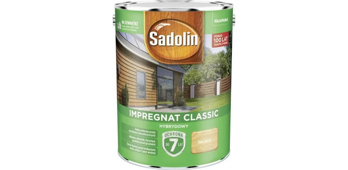 Sadolin Impregnat Classic dąb jasny 4,5 l