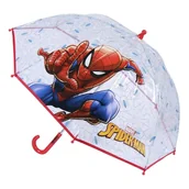 Parasolki dla dzieci - Parasol dziecięcy dla chłopców Cerda Spiderman manualny długi transparentny - miniaturka - grafika 1