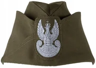 Moda i Uroda OUTLET - Furażerka Galowa Khaki Wojsk Lądowych z Orzełkiem Haftowanym WL 57 - miniaturka - grafika 1