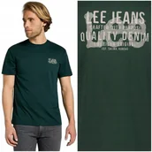 Koszulki męskie - Lee SS TEE RELAXED luźna koszulka bawełniana męska dwustronne logo XL - miniaturka - grafika 1