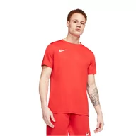 Koszulki sportowe męskie - Nike, Koszulka męska, Park VII BV6708 657, czerwony, rozmiar M - miniaturka - grafika 1