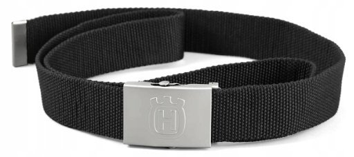 Pasek czarny do spodni Husqvarna (uniseks)