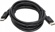 Kable komputerowe i do monitorów - Kabel Pawonik DisplayPort - DisplayPort 1.2m czarny - miniaturka - grafika 1