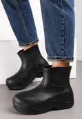 Kalosze damskie - Czarne Kalosze Gumowe Demelza - miniaturka - grafika 1