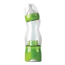 B.Box Butelka dla niemowląt z dozownikiem : Kolor - Zielony - Butelki dla niemowląt - miniaturka - grafika 1