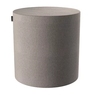 Dekoria Puf Barrel beżowo-szary 40 wys 40 cm Etna 1224-705-09 - Pufy i podnóżki - miniaturka - grafika 1