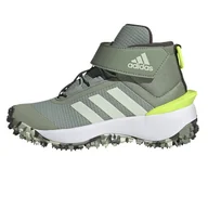 Moda i Uroda OUTLET - Buty adidas FORTATRAIL EL K IG7265 zielony 38 2/3 - miniaturka - grafika 1