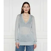 Swetry damskie - Michael Kors Sweter | z dodatkiem jedwabiu - miniaturka - grafika 1