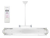 Urządzenia medyczne - NBV-2x30S RC lampa bakteriobójcza bezpośredniego działania 2x30W sufitowa z pilotem - miniaturka - grafika 1