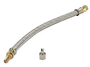 Przedłużka do pompowania koła - bliźniaka, 250 mm, metalowy oplot - Akcesoria motoryzacyjne - miniaturka - grafika 1