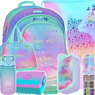 Plecaki szkolne i tornistry - Plecak Szkolny Tornister Klasa 1-3 Z Kotkiem Holo Ombre Kot Kotek Kitty - miniaturka - grafika 1