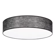 Lampy sufitowe - Britop LAMPA sufitowa NEVOA 47955802 okrągła OPRAWA plafon abażurowy loft czarny - miniaturka - grafika 1