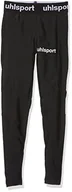 Spodnie męskie - uhlsport uhlsport męskie spodnie Tight Long Tights-10055501 czarny czarny X-L 100555501 - miniaturka - grafika 1