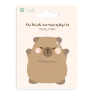 Etykiety samoprzylepne i bloki etykiet - Karteczki samoprzylepne Kapibara Happy 6,2x6 cm 30k. - miniaturka - grafika 1