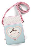 Torebki damskie - NICI 48230 Molang Shoulder Bag 12 x 18 x 5 cm with Adjustable Strap Turquoise - miniaturka - grafika 1