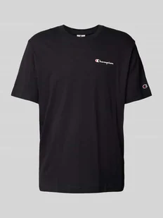 T-shirt z nadrukiem z logo - Koszulki męskie - miniaturka - grafika 1