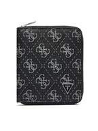 Portfele - Guess Mały Portfel Męski SMMALO LEA02 Czarny - miniaturka - grafika 1