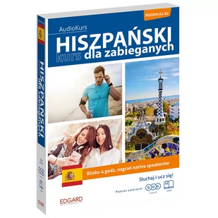 Hiszpański. Kurs dla zabieganych +CD - Książki do nauki języka hiszpańskiego - miniaturka - grafika 1