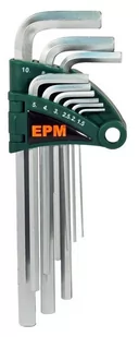 EPM PROFESSIONAL KOMPLET KLUCZY IMBUSOWY &#039;&#039;&#039;&#039;HEX&#039;&#039;&#039;&#039 TYP L 9SZT DŁUGIE E-400-2570 [6696465] - Klucze i nasadki - miniaturka - grafika 1
