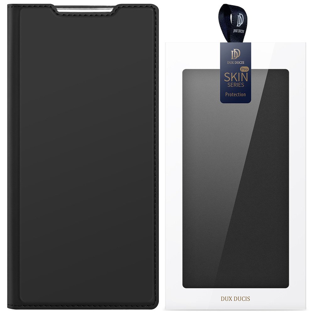 Dux Ducis Skin Pro Etui Do Xiaomi Redmi Note 12 Pokrowiec Z Klapką Portfel Na Kartę Podstawka Czarne